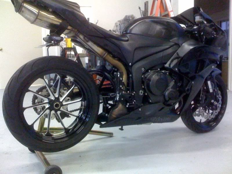 honda single sided swingarm