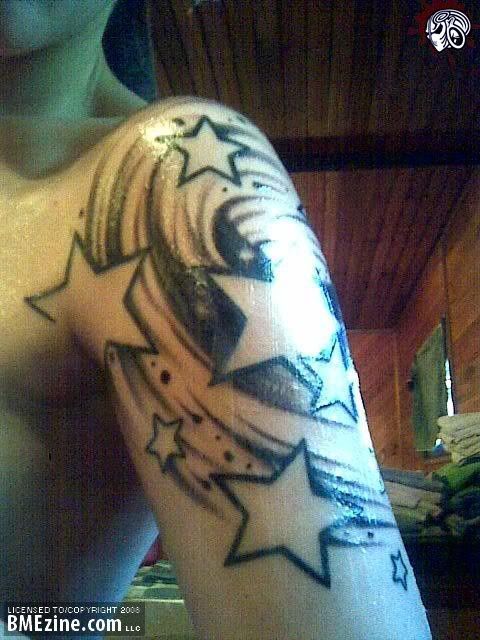 star sleeve tattoo