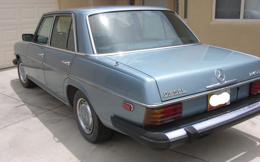 Mercedes 240d biodiesel conversion #2