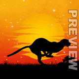 running leopard photo: Cheetah running sunset Running_Leopard.gif