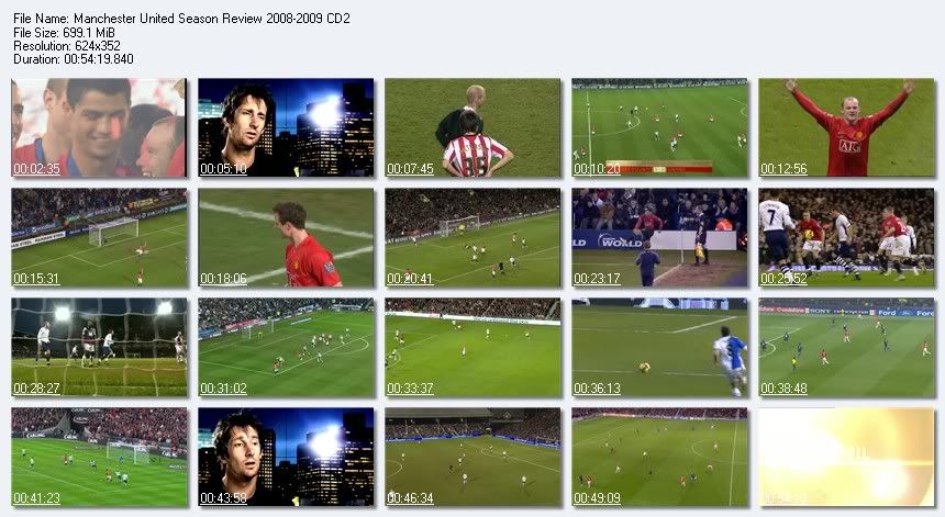 Manchester United Season Review 2008 09 (2009) [DVDRip (XViD)] preview 1