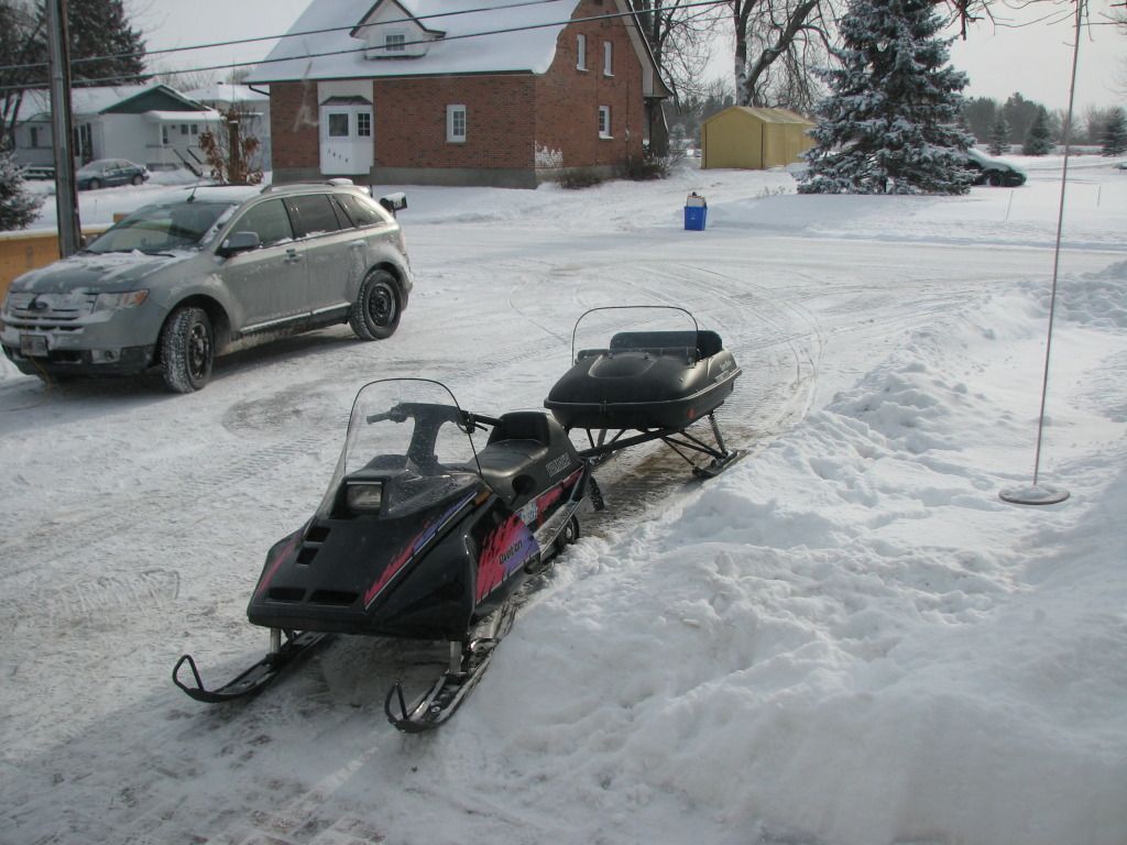 Homemade sleigh Snowmobile Forum