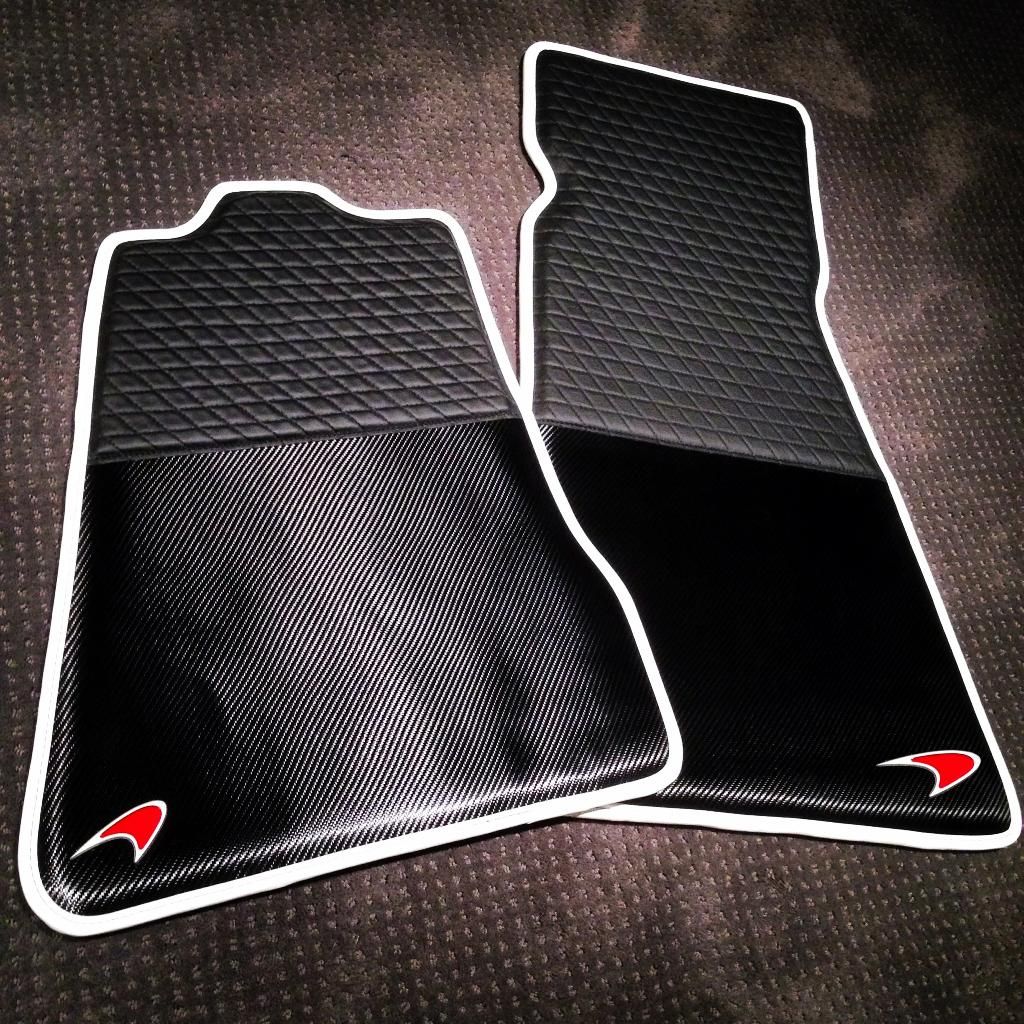 ExotiCARe's Bespoke Carbon Concept Floor mats for P1 Supercar McLaren