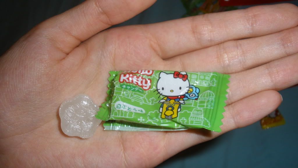 Hello Kitty grape flavoured candy