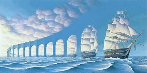 bridge illusion Pictures, Images and Photos