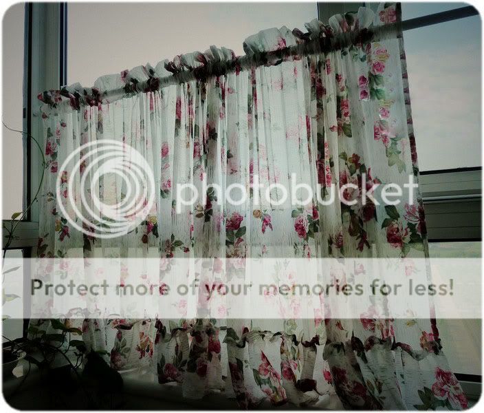 Romantic Ruffle Adjustable Balloon Shade/Cafe Curtain W  