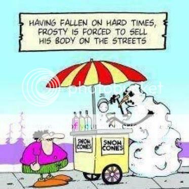 Poor Frosty!