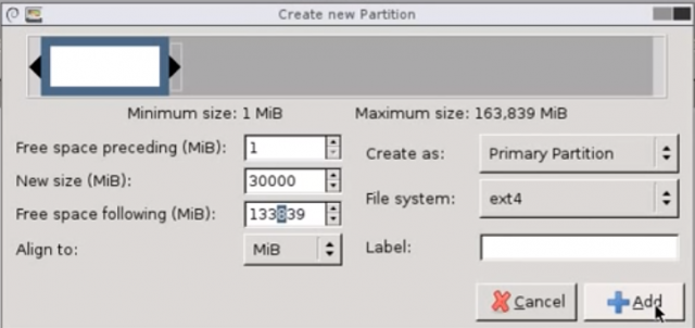 My Root Partition