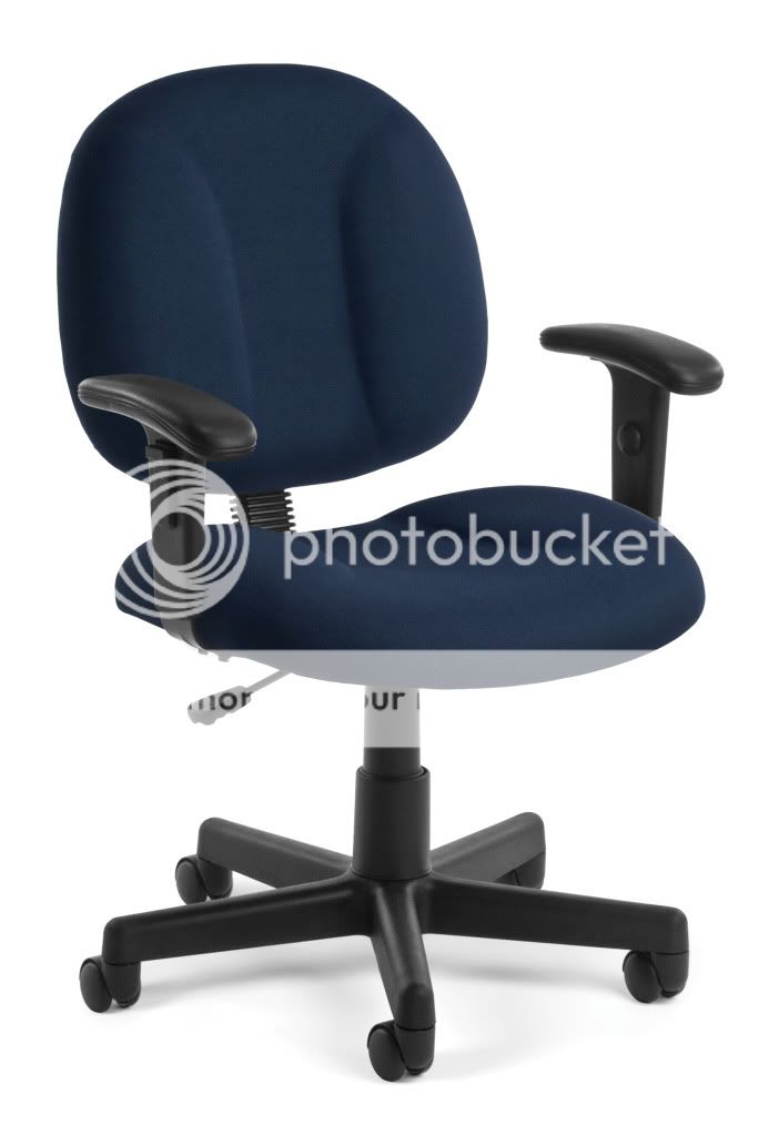 Computer Task Office Chair Adjustable Height Adjustable Arm Rests